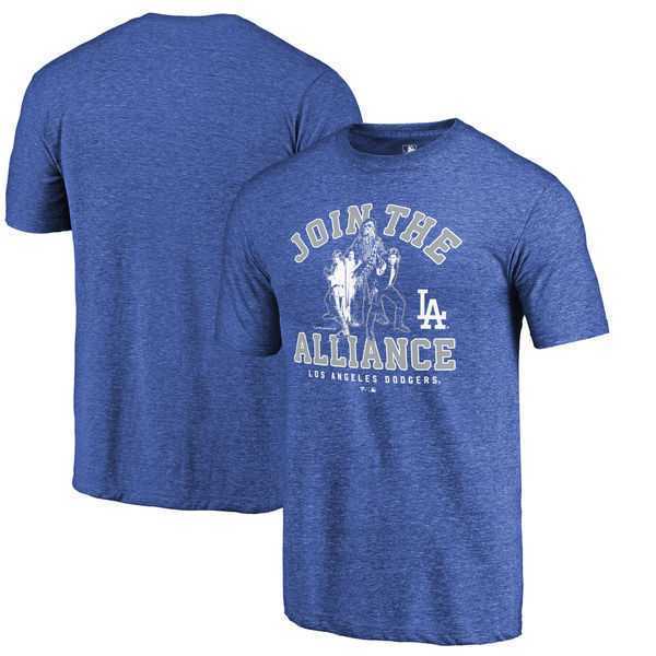 Los Angeles Dodgers Royal MLB Star Wars Join The Alliance Fanatics Branded Tri-Blend T-Shirt,We sell and wholesale Los Angeles Dodgers Royal MLB Star Wars Join The Alliance Fanatics Branded Tri-Blend T-Shirt on line form chian!